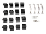 16PCS Hurricane Windows Fit 1/2 Inch Thick Plywood Stainless Steel Reusable Hurricane Board Up V1294-YM0901-3114240061111