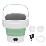 Portable Mini Washing Machine Small Clothes Foldable Laundry Machine with 3 Cleaning Modes for Hotel V1294-YM0901-3113250124711
