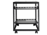 15U Open Frame Server 23-40 in Adjustable Depth, Free Standing or Wall Mount Network Server V952-KFSJJH15U2340IWPXV0