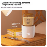 Baby Bottle Warmer Portable 3 Minutes Fast Milk Warmer for Travel with 4 Selectable Temperature & V1192-AZ-W-3882