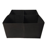 17-Gallon Garden Planter Bags Fabric Pots Container for Nursery Garden and Planting Black V1369-AZ3-W-21149