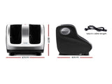 Livemor Foot Massager Shiatsu Massagers Electric Roller Calf Leg Kneading Silver FOOT-MASSAGE-288-SI