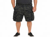Deluxe PLUS SIZE CARGO SHORTS Heavy Duty Big Sizes 100% COTTON Drill Summer - Camo V563-BR-DLCARGOS-CAMO-XL