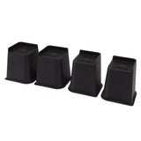 4Pcs Furniture Riser 6in Heavy Duty Slip Proof ABS Bed Rise Lift Block for Chair Sofa V1294-YM0703-3114230002611