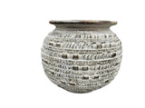 Handcrafted Natural Distressed Wooden Vase 29cm V637-33817VSE