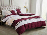 Stripe Catalina Leaf Quilt / Doona / Duvet Cover set V745-AQ081931Q3
