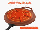 Cast Iron Skillet, 4 Pcs Frying Pan Set , Skillets with Heat-Resistant V952-ZTCGSJTCT681923OS001V0
