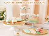 600 Pcs Round Kraft Paper Doilies, 12 Inch Disposable Lace Placemats, Rustic Scallop Doily Table V1259-DP01-A-5768
