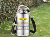 2Gal Stainless Steel Sprayer, Set 20" Wand& Handle& 3FT Reinforced Hose, Hand Pump Sprayer V952-PWQBXG8L000000001V0