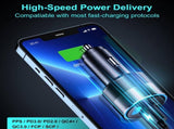 CHOETECH TC0011 130W 3 Ports Fast Car Charger V28-ELECHOTC0011