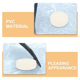 Hockey Pucks White PVC 6Pcs For Skill Enhancement V1369-AZ3-W-17218