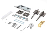 Split Door Lock Handle Kit Modern AntiTheft Door Lockset for Home Bedroom Bathroom Office V1294-YM0901-3114210070711