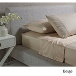 Accessorize 1000TC Cotton Rich Sheet Set Beige King V442-HIN-SHEETS-1000TCCOTTONRICH-BEIGE-KI