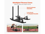 Weight Sled, Steel Power Sled, Fitness Strength Training Sleds for Athletic Exercise Speed V952-SZXQHSSYZTZD6BWW8002V0