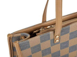 Commuter tote bag dual-purpose handbag and shoulder bag, can hold a computer, documents, and V1102-HEBB-004