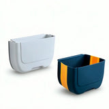 Hanging Folding Mini Trash Can for Kitchen Cabinet Door, Small Collapsible Garbage Bin Under V1369-AZ3-W-01918