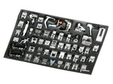 52pcs Professional Sewing Machine Presser Feet Kit Compatible Set for Low Shank Sewing Machine V1294-YM0901-H19003
