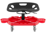 Rolling Garage Stool, 300LBS Capacity, Adjustable Height from 18 in to 23 in, 360-degree Swivel V952-YCTYXAPJYL4PDBZGEV0