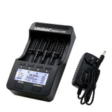 LiitoKala Lii-500 4 Slots Smart Intelligent Battery Charger Kit for 3.7V Li-ion & 1.2V Ni-MH V1294-YM0901-L2141US
