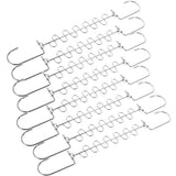Space Saving Hanger Hooks , Transparent Iron Closet Organizer with Closed Slot Design V1369-AZ3-W-20581