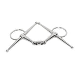 135mm Horse Mouth Bit Stainless Steel Horse Cheek Snaffle for Cultivation Outdoor Gift V1294-YM0718-3111220223011