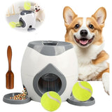Automatic Dog Ball Launcher, Interactive Fetch Toy for Small to Medium Dogs, Pet Thrower Machine for V1192-AZ-W-26380