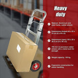 100kg Trolley Folding Hand Truck Sack Barrow V63-835361