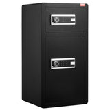 VEVOR Double Door 5.5 cu.ft Safe Box with Key Lock Password Cabinet Black V952-LMBXXLS5567CW705UV9