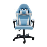 Sarantino Antre Kids Study Gaming Chair in Black and White Office Adjustable Height Chair CH-MLM-691-BUWH