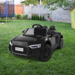 Kids Ride On Car Audi R8 Licensed Sports Electric Toy Cars Black RCAR-R8-S-BK