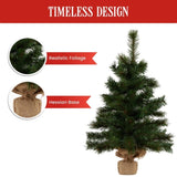 61cm Wintergreen Tabletop Pre-Lit Christmas Tree 112_OPWG2P