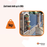 5 Pack 65mm Brick Hooks - Wall Crab Clips Hangers For Pictures Plants V238-SUPDZ-32322582052944