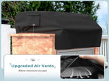 38'' Built-in Grill Cover for Coyote, DCS, Jenn-Air, KitchenAid, and Lynx, Waterproof & Windproof V1258-DP02-C-218