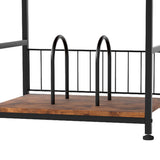 Levede Side Table 3-Tier Storage Shelf Modern Table NI1068-BR-AU