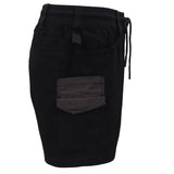 Mens Cargo Cotton Work Shorts 10 Pockets Tradies Utility Pants Workwear Trousers, Black, 40 V474-739028