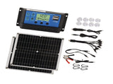 Solar Panel Kit 50W Solar Panel 60A Solar Charge Controller Set with 2 USB Output for RV Camping V1294-YM0703-3114230036511