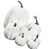 7pcs Simulated Pumpkin Glossy Paint Lightweight Creative Reusable Foam Pumpkin for Decoration Prop V1294-YM0901-3115240060515