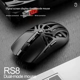 Tri-Mode Wireless Gaming Mouse - 1KHz Polling, 10000 DPI, Digital Display, Lightweight 73g V888-ELOSUNG29823