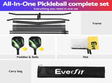 Everfit 10ft Portable Pickle Ball Net Adjustable Multi-Sport for Badminton Tennis Pickleball PB-B-10FT-GR