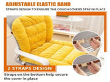 Winter Thick Fleece Seat & Back Cushion Set - 90cm Sofa Office Chair Warmer V1232-BGYD009