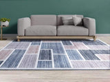 Artiss Rug 160x230cm Area Rug Large Carpet Soft Short Pile Modern Oblo FLR-2130-160X230-BG-GR