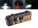 Portable LED Solar Hand Crank Radio 2000mAh AM FM SW Emergency Weather Radio with Flashlight V1294-YM0523-3119220033711