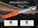 Click Torque Wrench Set, 1/4Inch Drive, 20-240 lbf-in / 2.3-27.1N.m, Dual-direction and Dual Range V952-DJSNLBS102300IUGKV0