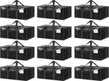 CARLA HOME 12-Pack Large Moving Storage Bags with Zippers & Handles with 95 Liters Capacity for V178-36346