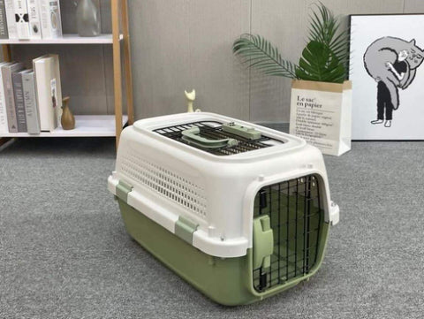 YES4PETS Small Dog Cat Rabbit Crate Pet Kitten Carrier Parrot Cage Green V278-BH-1-S-SKYLIGHT-GREEN