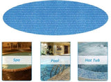 Insulation foil for outdoor pools - 2.4 m diameter - Blue - 1 piece V1188-ZXY-10901