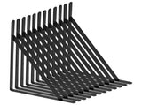 Shelf Bracket, 46 x 30.5 cm 12 Pcs, Heavy Duty Floating Shelf Brackets, Brackets for Shelves, 3mm V952-SJZJGBZJYGHWULB3QV0