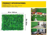 Artificial Boxwood Panels, 12 PCS 20"x20" Boxwood Hedge Panels, PE Artificial Grass Backdrop V952-AQFSYCGTYSW246OI9V0