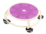 Round Rolling Low Stool Comfortable Universal Wheel Movable Mini Stool High Weight Capacity for Home V1294-YM0706-3116230016213