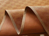 Home Textile Rattan Mat Grid Fitted Sheet Set Summer Cool Bed Cover V1294-YM0901-JY22475-04